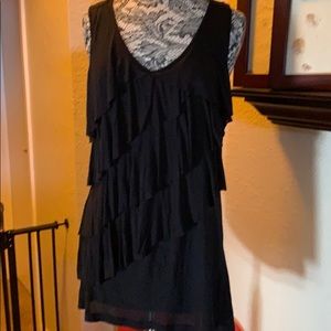 Caslon Nordstrom black Tank Top XL